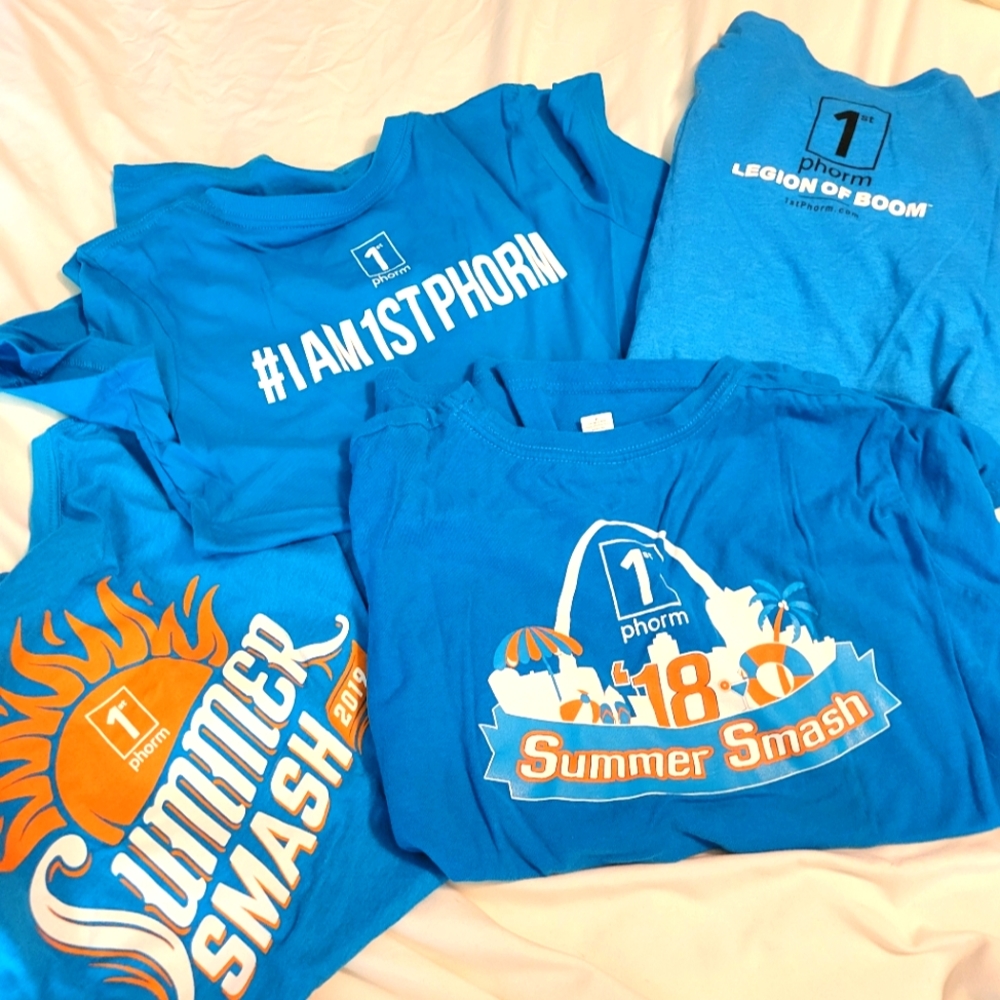 Lot of 4 1st Phorm Tees